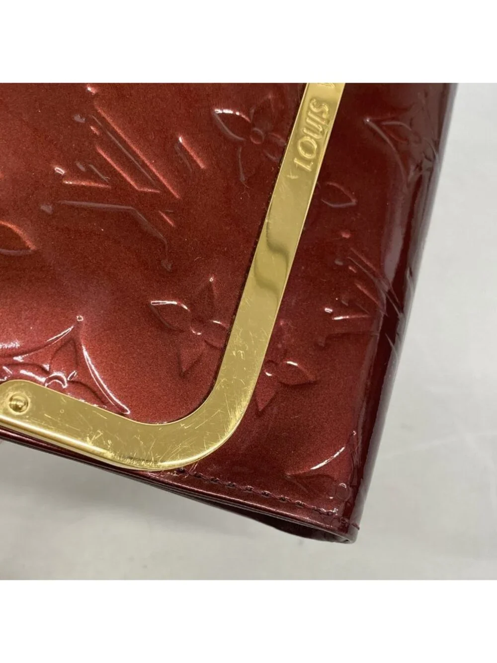 Louis Vuitton Shoulder Bag Vernis Rossmore PM Rouge Fauvist